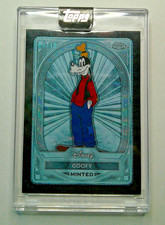 GOOFY 2025 Topps Mint Disney Black CHROME Refractor #/10 ENCASED MINTED RARE picture