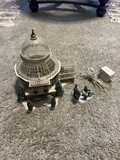 Dept 56 Crystal Garden Conservatory Greenhouse Fiber Optic Christmas Village picture