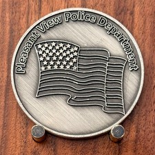 Pleasant View Tennessee Police Department Challenge Coin M#24 picture
