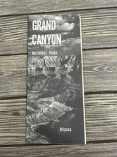 Vintage Jan 1961 Grand Canyon National Park Arizona Map Souvenir NP CC 17016 picture