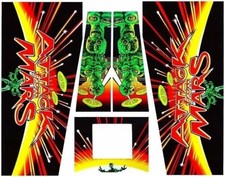 Attack From Mars Pinball Machine CABINET Decal Set picture
