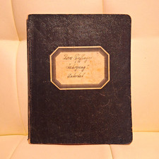 1930 Antique German Handwritten Housekeeping Ledger Notebook Sütterlin Script picture
