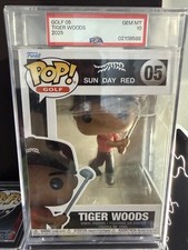 Tiger Woods Sun Day Red 05 Funko Pop PSA - DISCONTINUED PSA 🔥⛳️ picture