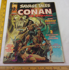 Savage Tales #4 Ka-Zar Marvel magazine F+ Curtis 1970s picture