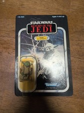 Original Star Wars Return Of The Jedi Yoda 65 Back Unpunched  picture