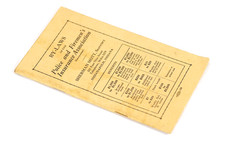 Vintage 1920s By Laws Police & Firemen's Insurance Company Booklet Sherman Mott picture