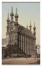 Leuven Belgium Town Hall Standard Postcard COPY RPPC picture