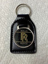 Rolls Royce Leather Key Ring Fob Made In England  picture