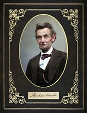 1864 PRESIDENT ABRAHAM LINCOLN ABE SIGNED AUTOGRAPH 8.5X11 PHOTO PICTURE REPRINT picture