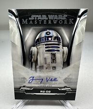 STAR WARS 2019 TOPPS MASTERWORK A-JVM JIMMY VEE AS R2-D2 AUTOGRAPH picture