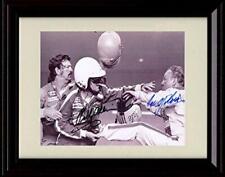16x20 Framed Bobby Allison / Cale Yarborough Fight Autograph Promo Print - picture