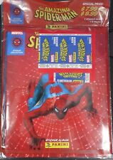 2023 Panini 60th Amazing Spider-Man Sticker Album Book & 5 Sticker Packets NEW picture