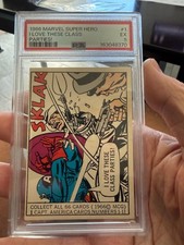 1966 Donruss Marvel Super Hero #1 Captain America Rookie PSA 5 - keykeykey picture
