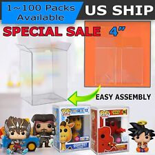 Extra Thick Heavy Duty Clear Plastic Protector Case for Funko Pop 4