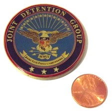 Challenge Coin - Joint Detention Group - Joint Task Force Guantanamo - OEF - Com picture