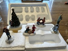 Hawthorne Village: “Light Up The Holidays” Winter Theme Figures - Complete Set picture