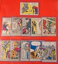 1966 Donruss Marvel THOR RC Complete Subset (Lot Of 11) #56-66 picture