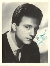 ITALIAN HANDSOME ACTOR FRANCO INTERLENGHI, SIGNED VINTAGE STUDIO PHOTO picture