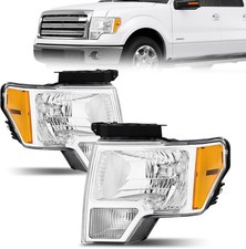 Headlight Assembly for 2009-2013 Ford F150 Driver & Passenger Side, Factory Styl picture