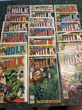 Marvel The Incredible Hulk Bronze Age Mixed Lot 180 & 181. Facsimile editions picture