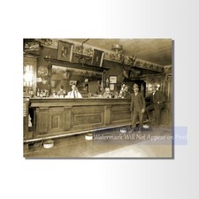 Vintage 1915 Elkhorn Saloon Photo - Lewistown, Montana Giclee Fine Art Print picture
