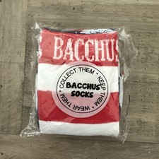 2026 Krewe of Bacchus Theme Mardi Gras Socks. picture