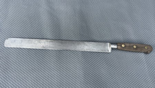 Vintage Sabatier Trumpet French Carving Slicing Knife Carbon Steel 12