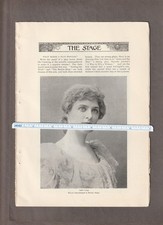 1894 ACTORS Mag ARTICLE Pages~ISABEL IRVING/Percy Haswell/AMANDA FABRIS/May Yohe picture
