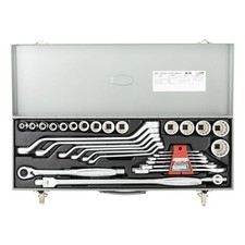 Tone TONE Combination Tool Set K20 12.7mm 1/2 Drive Silver 33-Piece Set From picture