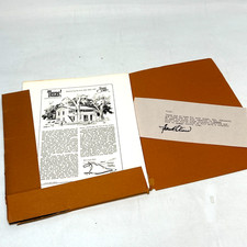 Texas Frank Oliver Vintage Pre-Publication Proof Reprints with Signed Letter picture