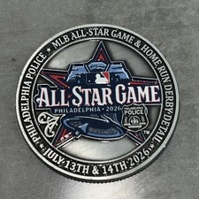 Philadelphia Police 2026 MLB All Star Game challenge coin NEW picture