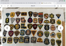 Collectors patch set 50 pieces all different state patches.All around 3βhat size picture