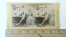 BACHELORS DREAM Stereoview Union View Co. Grofe Series Rochester NY 1870s picture
