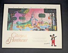 Disneyland Paris Euro Disney Honorary Citizen Proclamation Cast Award picture