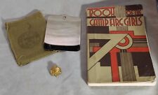Vintage Scouting Items: G.S. Pin c.1945, B.S. Mirror, Camp Fire Girls Book-1944 picture