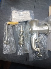 Vintage Harbor Freight Tools Meat Grinder Mincer #8 With Table Clamp New #46717 picture
