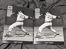 BOGO Autograph Signed Photos Luis Tiant Boston Red Sox  picture