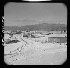 Photo:Penasco New Mexico 1910s Valley of Penasco Snowy Mountain View picture