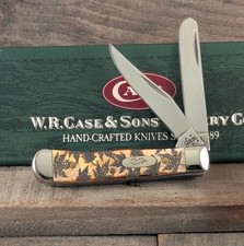 2005 Case XX Yellow Chestnut Maple Leaf Jigged Bone 2.5