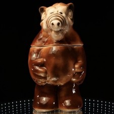 ALF — 1980s TV — Standing Ceramic Lidded Cookie Jar picture