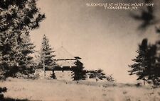Ticonderoga New York NY Blockhouse At Historic Mount Hope Vintage Postcard picture