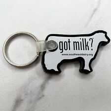 Got Milk Dairy Cow Double Sided Keychain Keyring picture