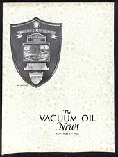 Vacuum Oil News Mobiloil Mobil Oil Gargoyle November 1928 16pp. Scarce VGC picture