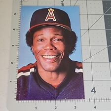 Vintage Postcard - Rod Carew California Angels 1983 MLB Baseball Player picture