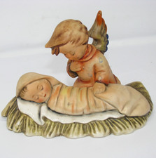 Vintage Goebel Hummel Angelic Sleep Figurine 25 TMK2 Germany Candle Holder picture