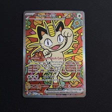 Pokémon TCG Meowth EX Perfect Order 121/088 - Secret Rare Near Mint Condition picture