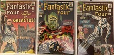 Fantastic Four #48 #49 #50 1966 Original Galactus Trilogy Silver Surfer Marvel picture