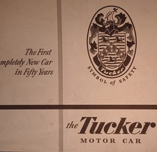 Vintage Tucker Motor Car Brochure – “The First Completely New Car in Fifty Years picture