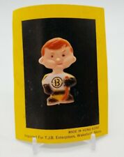 Vintage Boston Bruins Hockey Player Pin Plastic Celluloid Made in Hong Kong NOS picture