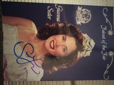 original photo of Gianna suter 1997 Fairest of the fair with her signature picture